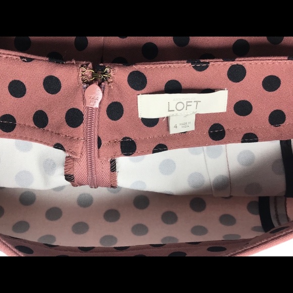 LOFT Polkadot career skirt 4 - Picture 6 of 9